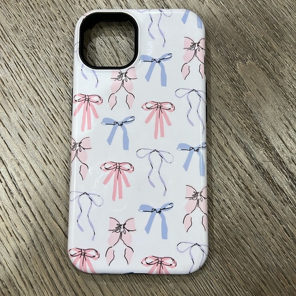 Casely Coquette Girlie Pastel Bows Case + JETech screen protectors for iPhone 13 - Picture 2 of 5